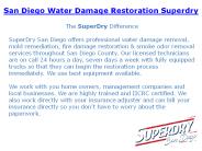 San Diego Water Damage Restoration Superdry | Superdry