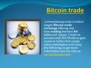 Bitcoin trade