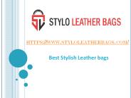 Best Stylish Leather Bags