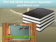 PSY 340 NERD Education Specialist /  psy340nerd.com