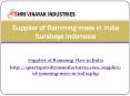 Supplier of Ramming mass in India Surabaya Indonesia PowerPoint PPT Presentation