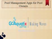 A Pool Management app for Pool Owners