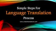 Language Translation Process for Professional Translators Use