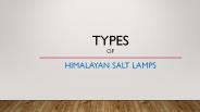 Types of Himalayan pink Salt Lamps (1)