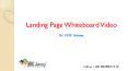 Landing page whiteboard video PowerPoint PPT Presentation