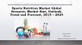 Sports Nutrition Market Global Scenario, Market Size, Outlook, Trend and Forecast, 2015 – 2024 PowerPoint PPT Presentation