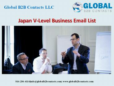 Japan V-level Business Email List