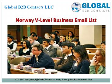 Norway V-level Business Email List