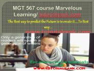 MGT 567 course Marvelous Learning/tutorialrank.com