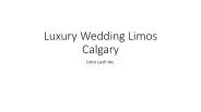 Wedding Limousine Service in Calgary (1)