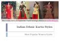 Indian Ethnic Kurti Styles