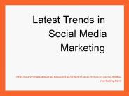 Latest Trends in Social Media Marketing