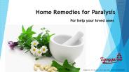 Home Remedies for Paralysis