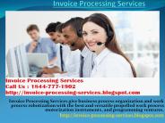 Outsource Invoice Processing Services 2018 USA