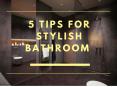 5 TIPS FOR DECORATING A LARGE, FUNCTIONAL, AND STYLISH BATHROOM PowerPoint PPT Presentation