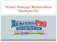 Best Water Damage Restoration Company in Durham NC PowerPoint PPT Presentation