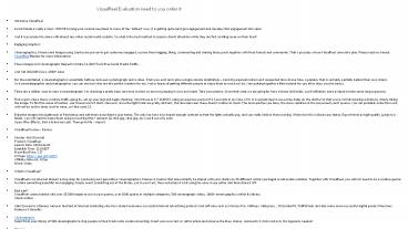 VisualReel Evaluation need to you order it