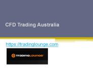 CFD Trading Australia - Tradinglounge.com