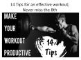 Tips for effective workout PowerPoint PPT Presentation