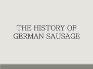 The History of German Sausage