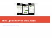 These Operators covers These Routes!
