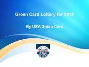 Green Card Lottery for 2018