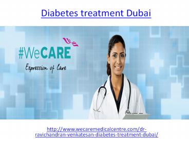 Best Hospital for diabetes treatment in Dubai