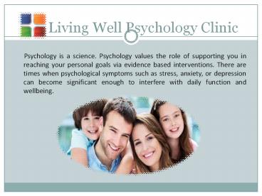 Mental Health Treatments | Living Well Psychology Clinic