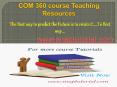 COM 360 course Teaching Resources/snaptutorial.com PowerPoint PPT Presentation