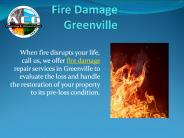 Fire Damage Greenville