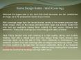 Home Design Guide - Wall Coverings: PowerPoint PPT Presentation