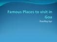 places to visit in goa PowerPoint PPT Presentation