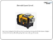 best Dewalt Laser Level