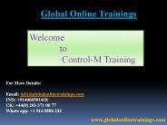 Control-M Training | BMC Control M Online course - GOT