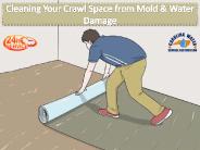 Cleaning Your Crawl Space from Mold & Water Damage