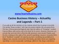 Casino Business History – Actuality and Legends – Part-1 PowerPoint PPT Presentation