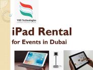 iPad Rental for Events in Dubai
