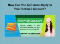 How Can You Add Auto-Reply In Your Hotmail Account? PowerPoint PPT Presentation