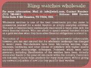 Bling watches wholesale