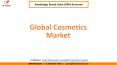 Global Cosmetics Market Size and Share PowerPoint PPT Presentation