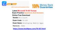 Latest Lead4pass 70-357 Dumps PDF Training Materials Free Try