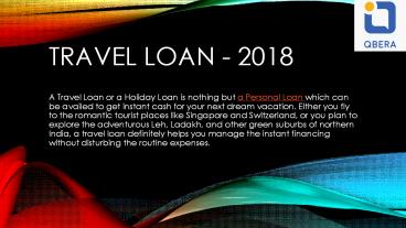 Travel Loan - 2018 (1)