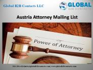 Austria Attorney Mailing List