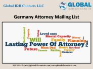 Germany  Attorney Mailing List