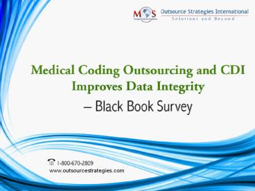 Medical Coding Outsourcing and CDI Improves Data Integrity