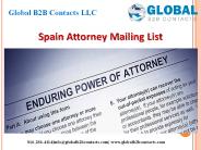 Spain Attorney Mailing List