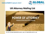 UK Attorney Mailing List