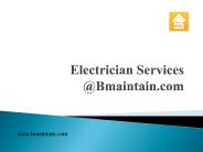 Electrical Repairs Services In Saudi Arabia