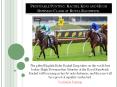 Profitable Punting: Rachel King and Hugh Bowman Clash at Royal Randwick. PowerPoint PPT Presentation