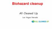 Biohazard cleanup